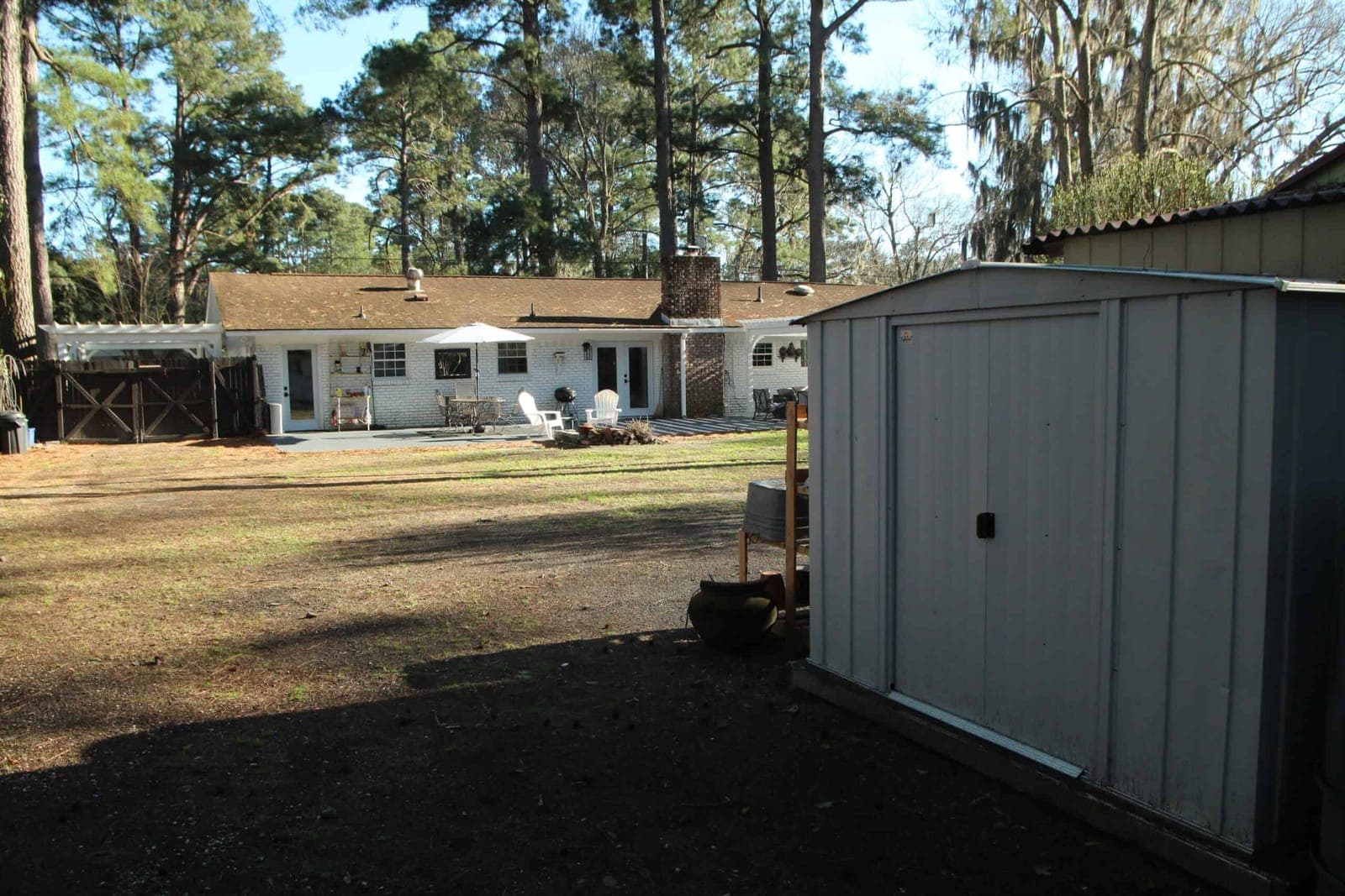 804 Battery Creek Road - Back yard