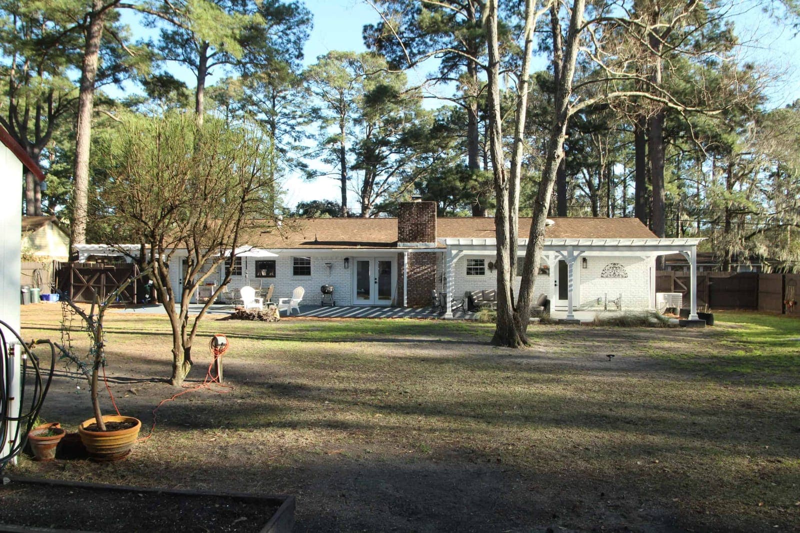 804 Battery Creek Road - Back yard
