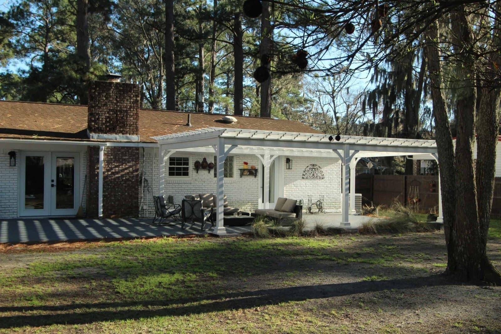 804 Battery Creek Road - Back yard