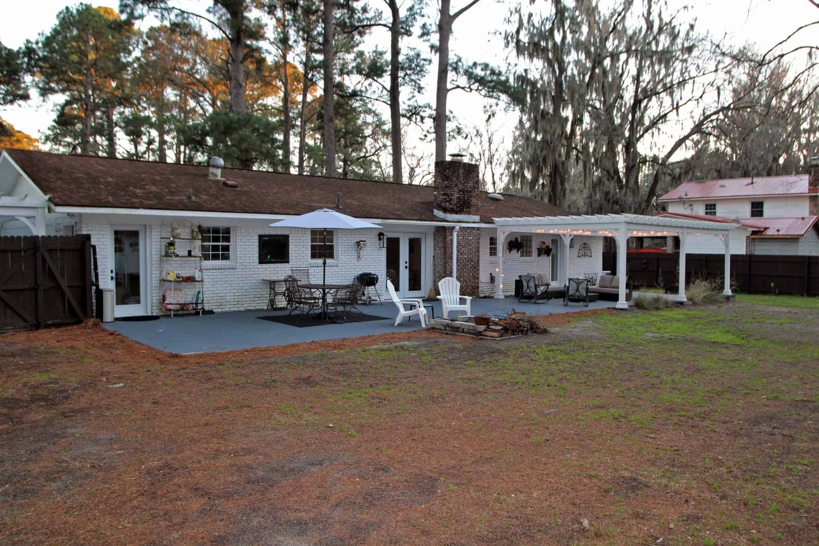 804 Battery Creek Road - Back porch