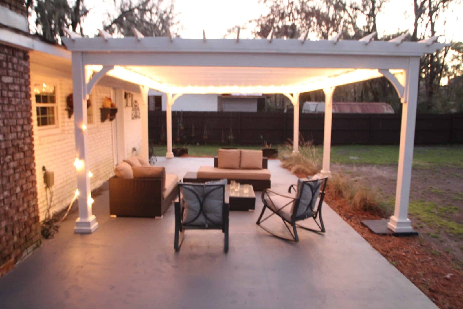 804 Battery Creek Road - Back yard