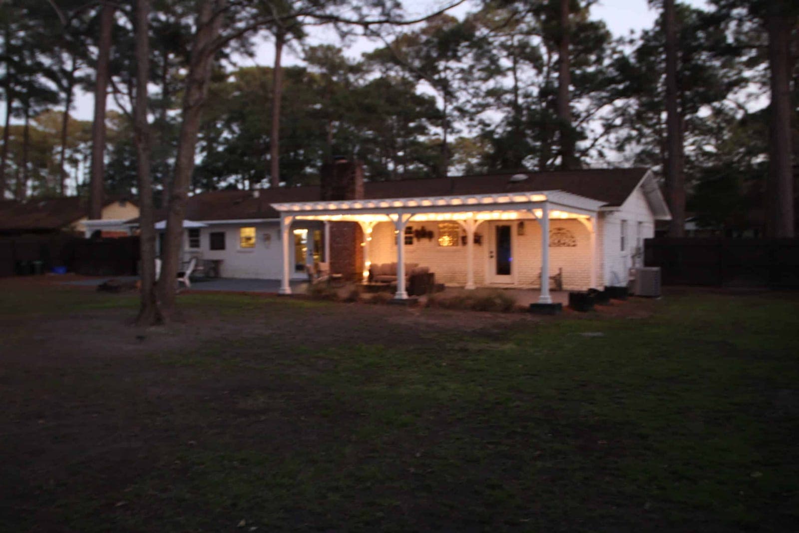 804 Battery Creek Road - Back porch pergola