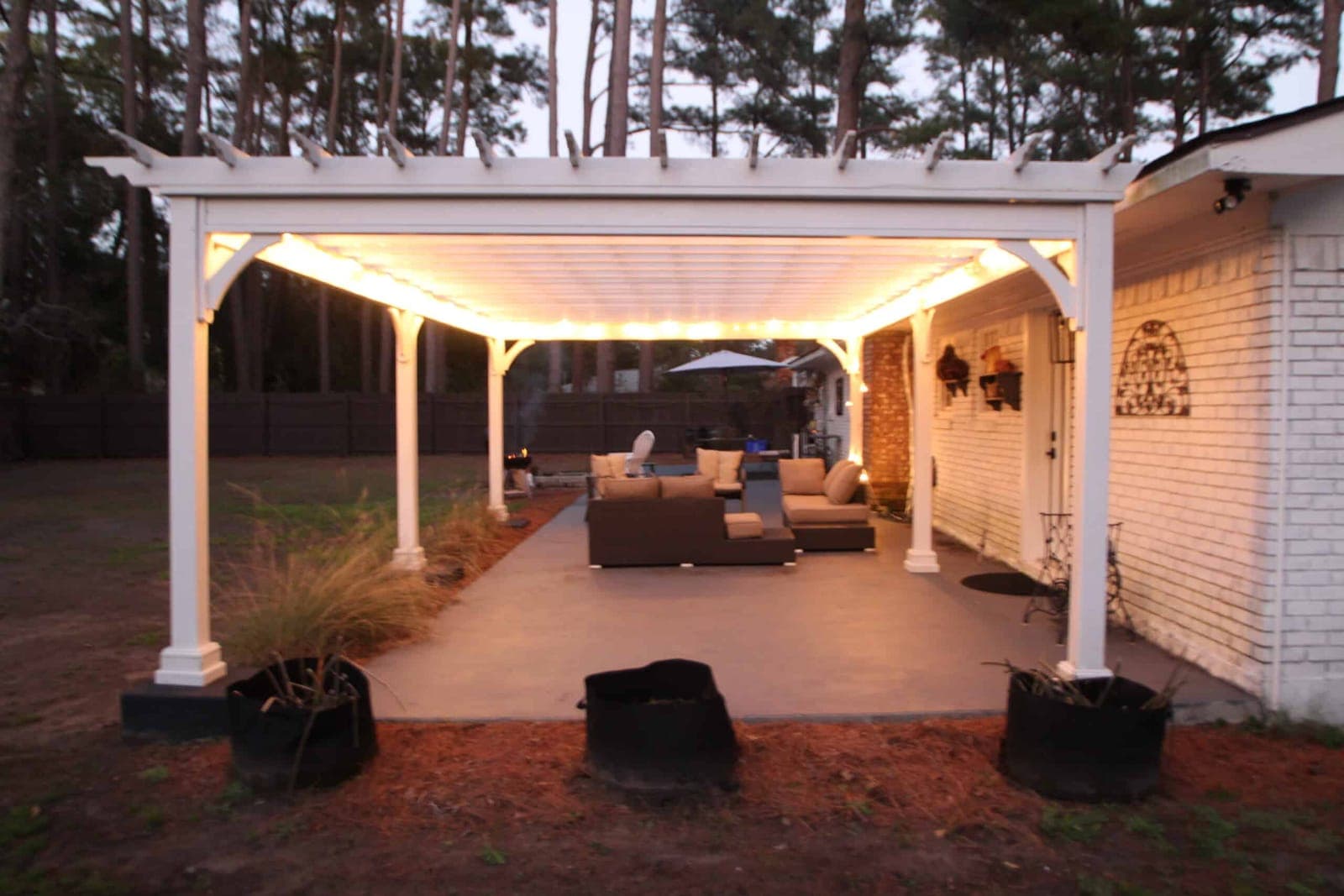 804 Battery Creek Road - Back yard