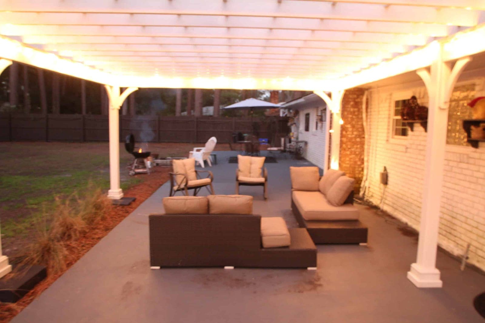 804 Battery Creek Road - Back yard
