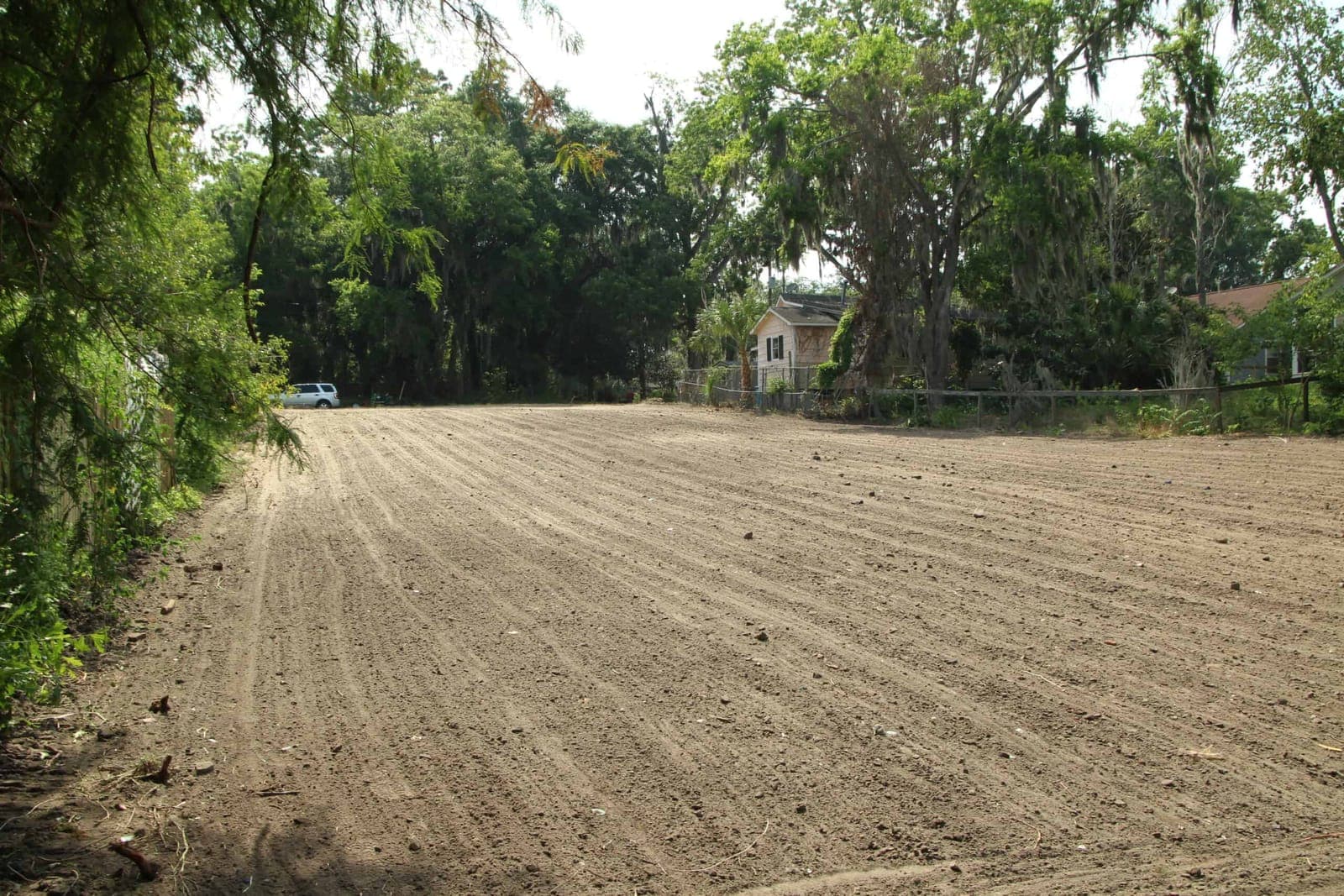 903 Harrington Street lot after excavation